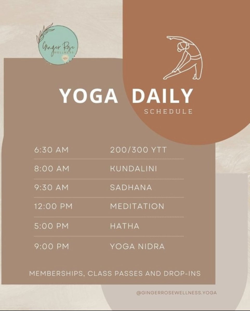 Join us in the studio today! Interested in becoming a teacher, let us know! #gingerrosewellness #yoga #studio #onlineyoga #dailypractice #practicedaily #wellness #balance