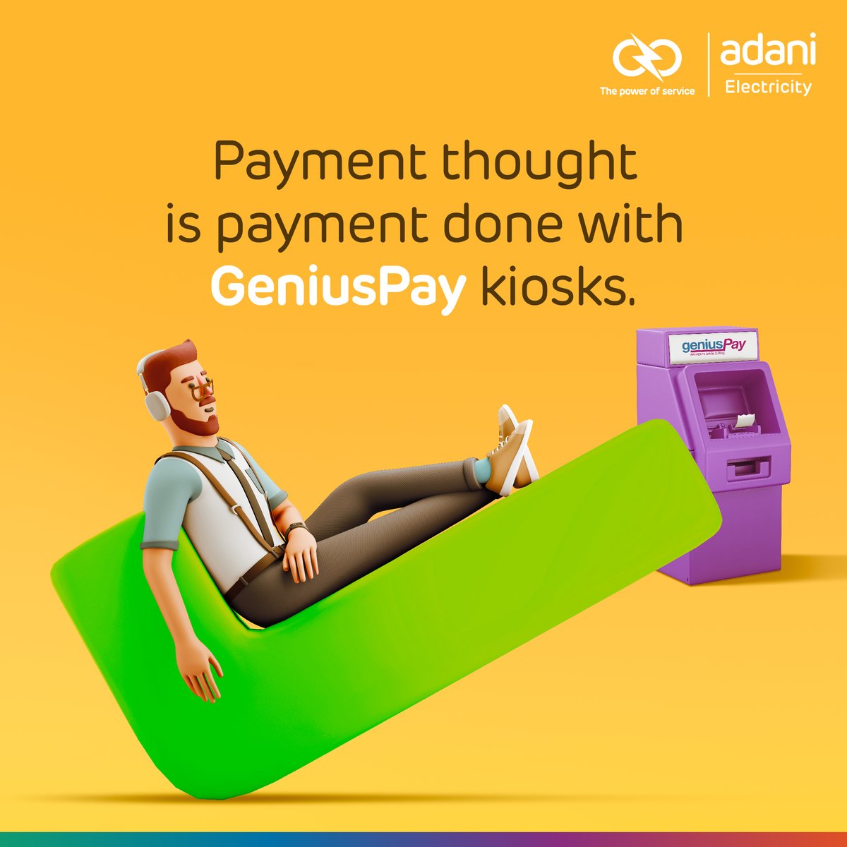 Adani_Elec_Mum's tweet photo. GeniusPay allows you to pay your electricity bill in the most convenient way. You can pay bills through our kiosks at your nearest Adani Electricity centre.
#AdaniElectricity #GeniusPay #BillPayement #Electricity #Mumbai https://t.co/wviTkxaRxy