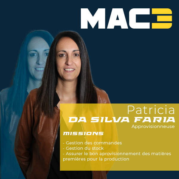 MAC3_Pneumatic's tweet photo. Il y a quelques mois déjà, Patricia Da Silva Faria, nous a rejoint au service approvisionnement ! 📦
 
📈 Elle assure le bon approvisionnement des matières premières en lien avec les besoins de la production.
 
Bienvenue dans l'équipe ! 😃 https://t.co/6gqLy2pjuG