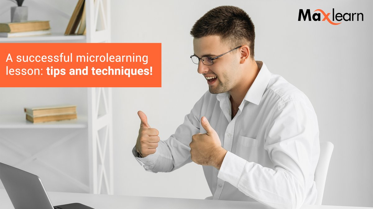 maxlearn_global's tweet image. The design elements to successfully launch a microlearning
initiative. Case study, tips, and techniques. Continue reading...maxlearn.com/blog/microlear…
#techniques #microlearningdesign #microlearningsolutions