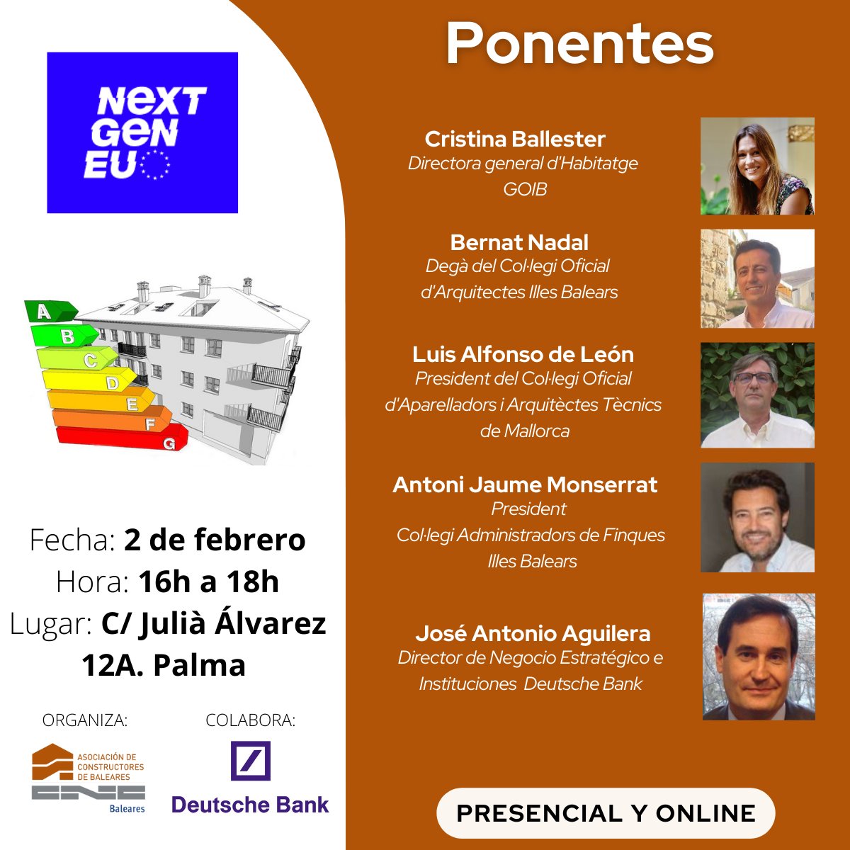 ConstructorsIB's tweet photo. Ponentes de primera fila para explicar las ayudas y resolver todas las dudas
👉INSCRIPCIONES: https://t.co/nBjN5mYslA https://t.co/qSW25XIhe9