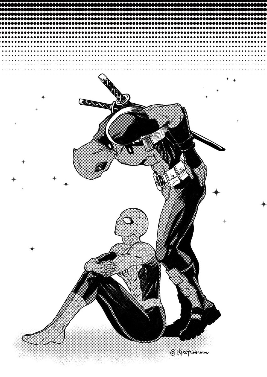 dpsp_mmmm's tweet photo. はるか昔描いたデプスパ⚔️🕷️ https://t.co/YbSVWZe66x