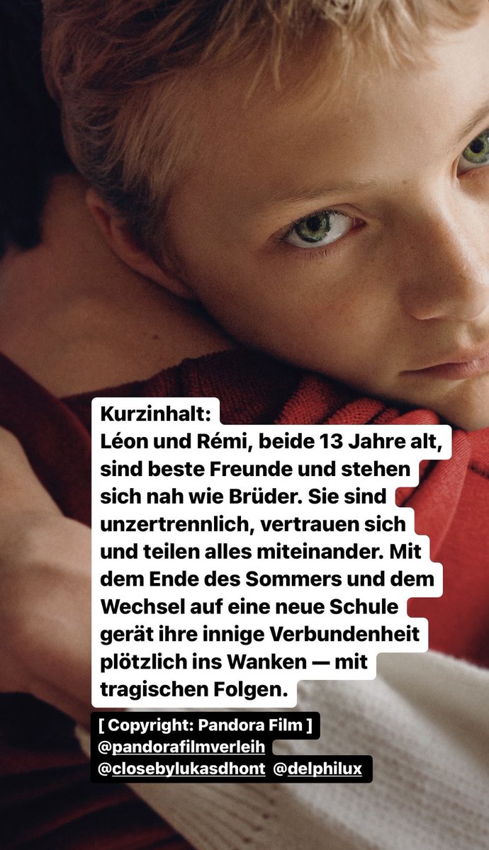 Der gestrige Community Event @Yorck_Kinos organisiert vom Pandora Filmverleih von Lukas Dhonts Film CLOSE klingt noch immer nach! Absolute Filmempfehlung — Kinostart CLOSE 26.01.2023