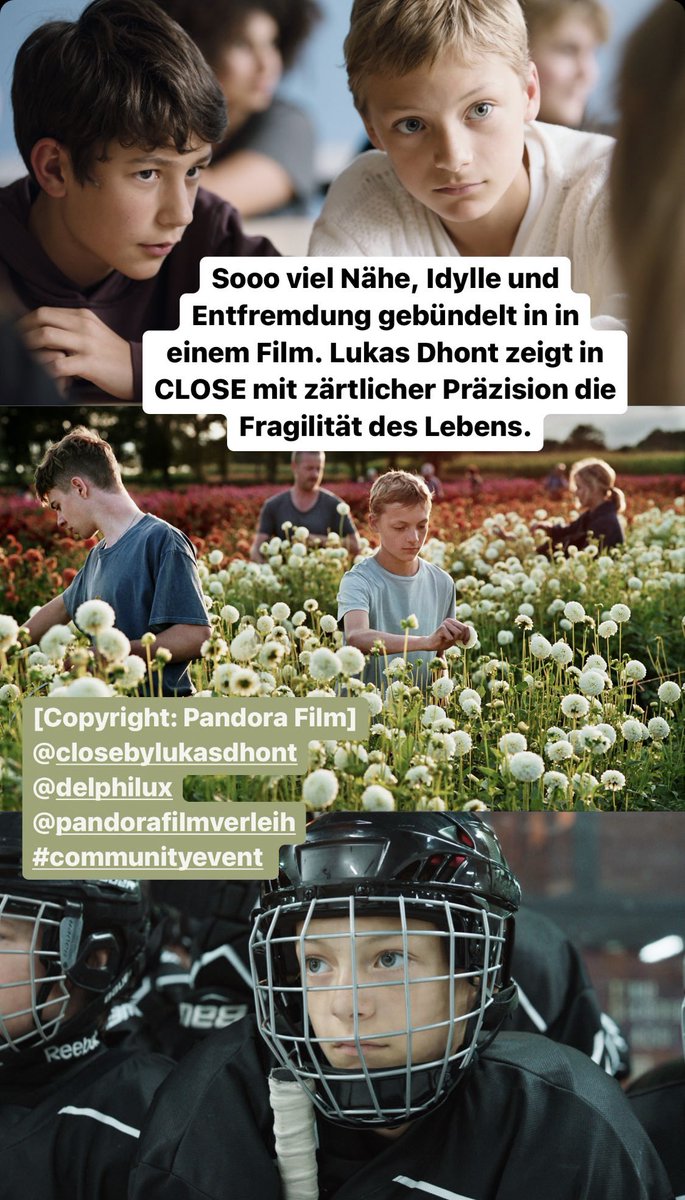 BukeSchwarz's tweet photo. Der gestrige Community Event @Yorck_Kinos organisiert vom Pandora Filmverleih von Lukas Dhonts Film CLOSE klingt noch immer nach! Absolute Filmempfehlung — Kinostart CLOSE 26.01.2023 https://t.co/c3OjpZyYy7
