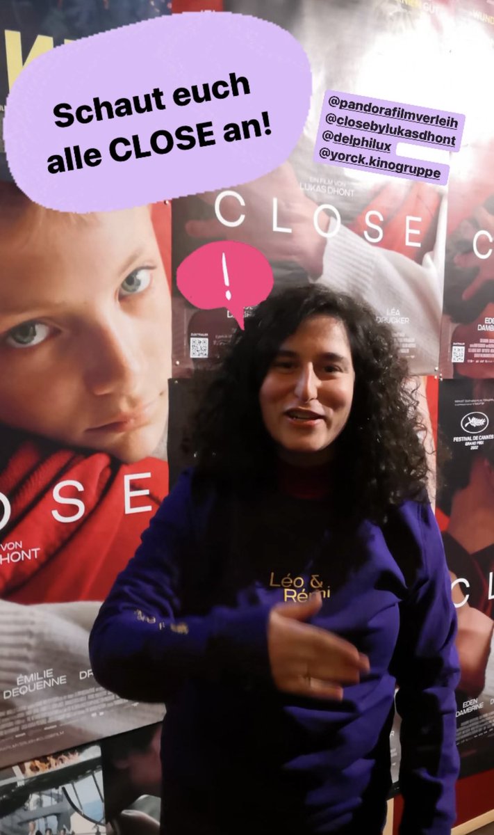 BukeSchwarz's tweet photo. Der gestrige Community Event @Yorck_Kinos organisiert vom Pandora Filmverleih von Lukas Dhonts Film CLOSE klingt noch immer nach! Absolute Filmempfehlung — Kinostart CLOSE 26.01.2023 https://t.co/c3OjpZyYy7