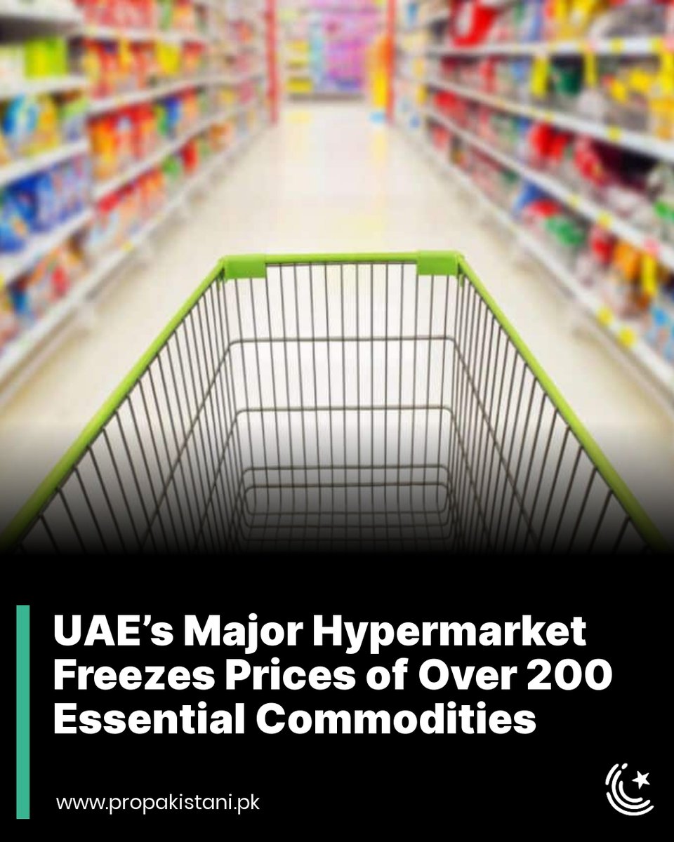 ProPakistaniPK's tweet image. Everyday items, including fresh products, will not see a price hike until the end of 2023.

Read More: propakistani.pk/2023/01/17/uae…

#LuluHypermarket #UAE #EssentialItems