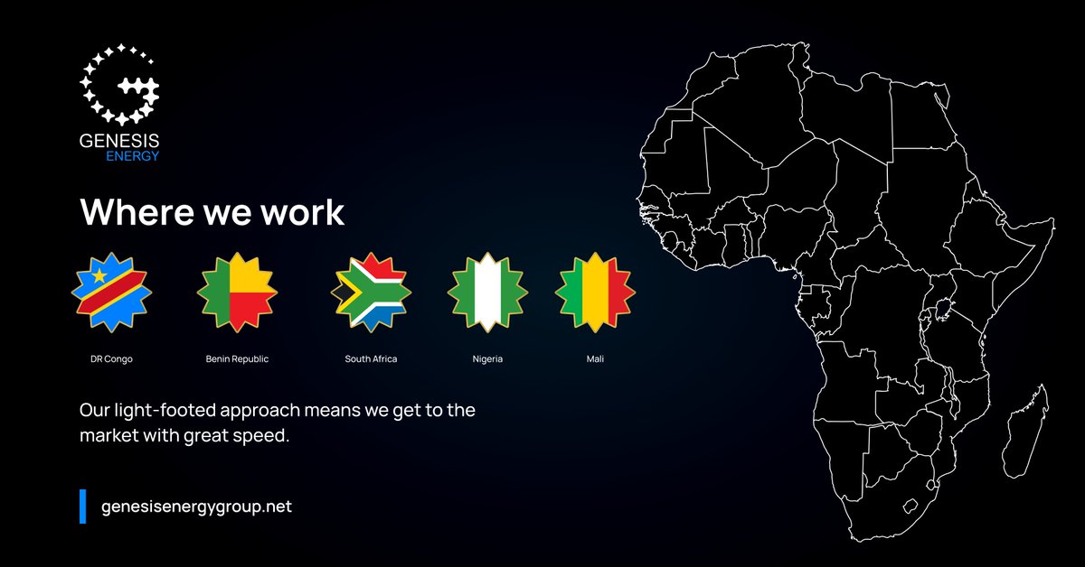 _GenesisEnergy's tweet photo. The need for energy in Africa continues to rise due to rapid population expansion, a surge in small-scale companies as well increasing production for larger businesses. https://t.co/XJo8JOPPLY