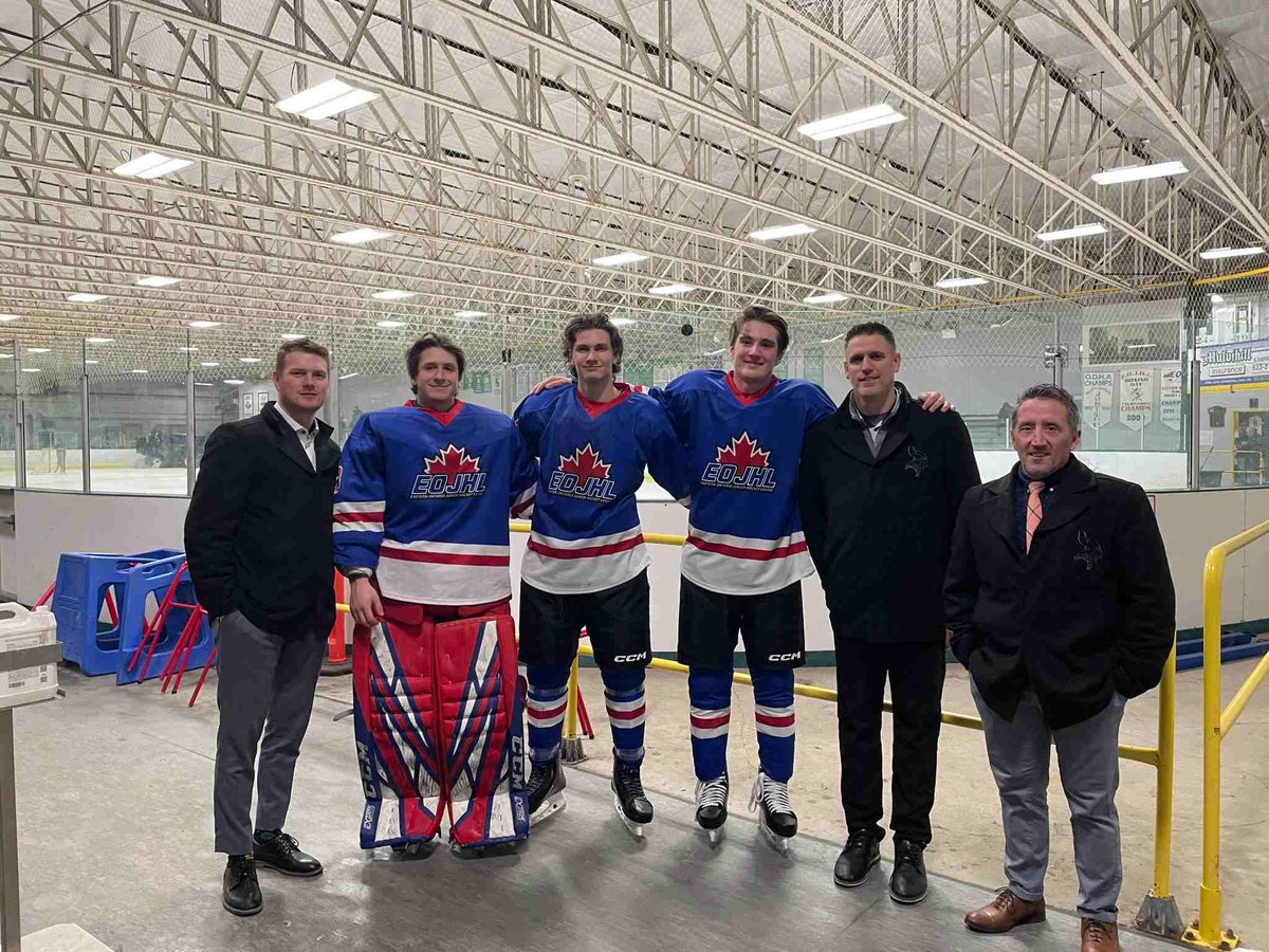 CVikingsHockey's tweet photo. Congrats et Merci to @TheEOJHL @PackersHockey @CoachMarc1 for an excellent event. Also congrats to all the prospects who participated. #rematchneeded https://t.co/YD2dtdMGer