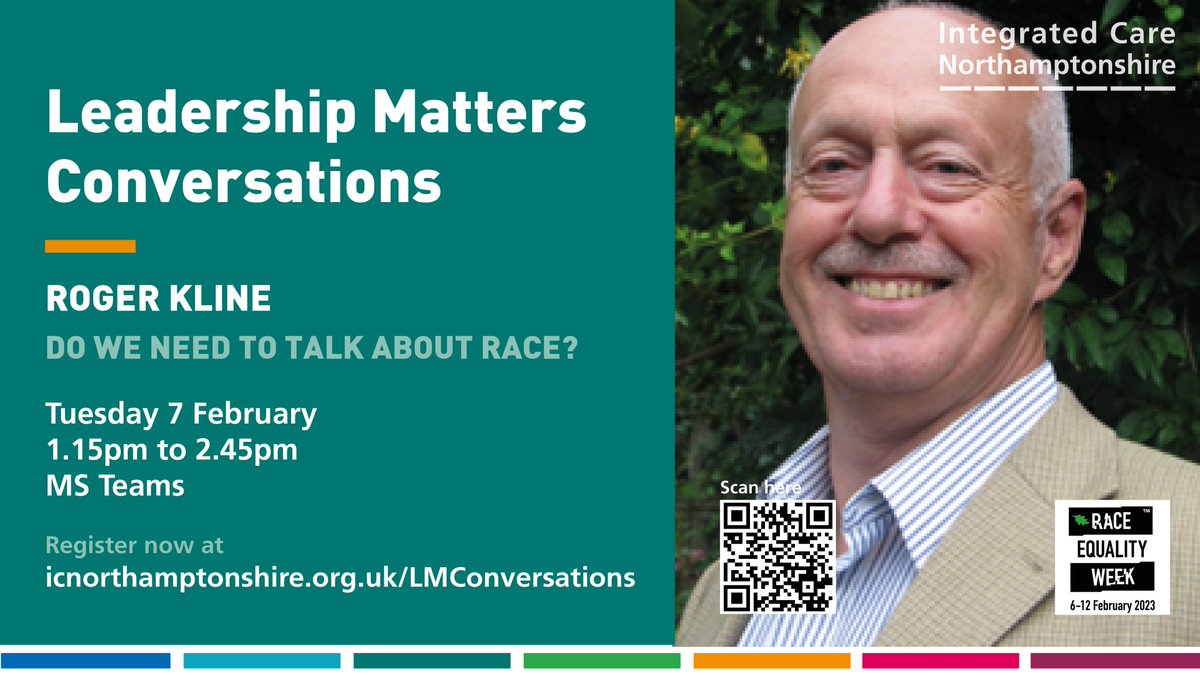On Tuesday 7 February we welcomes <a href="/rogerkline/">roger kline</a>. He designed the Workforce Race Equality Standard that is used across NHS organisations to demonstrate how they should address race equality issues 
Register for free at: ow.ly/Z7Rn50Msuql #ItsEveryonesBusiness