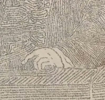 museummethodism's tweet photo. This rather unique portrait of John Wesley has been created using tiny script. The text tells the story of the beginning of Methodism – we wonder how long it took the artist! https://t.co/GJ3pYWlZc8