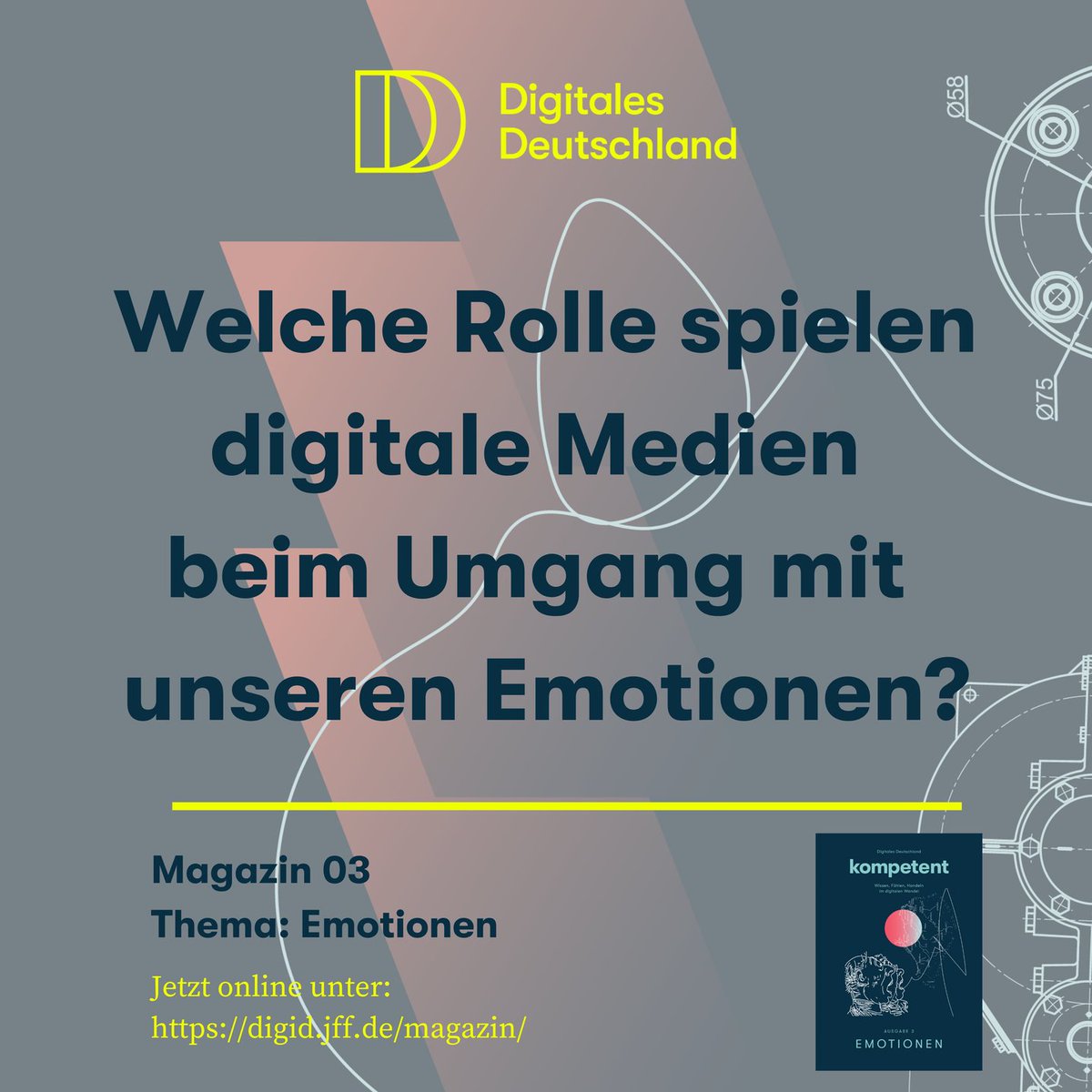 JFF_de's tweet photo. Themen eines Forschungsprojektes wie ein Magazin lesen? Das geht! #DigitalesDeutschland hat ein eigenes Magazin am Start. Hier gibt es spannende Artikel zu KI, Kompetenz und digitaler Transformation: https://t.co/zUUygZRuQl @BMFSFJ @palimpoetica @LauraSunaH https://t.co/6sT46OntvH