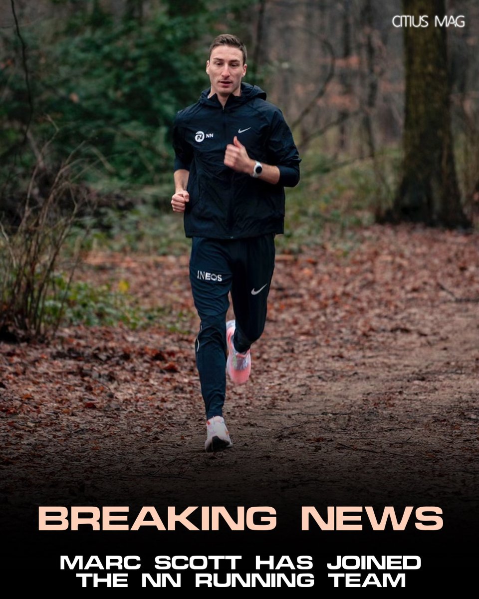 After 5 years with @BowermanTC, @_MarcScott has joined the @NNRunningTeam. He'll be training under coach Patrick Sang. We have an interview with him coming out tomorrow in @TheLapCount on why he made the switch + his plans for 2023 Subscribe here for it: thelapcount.substack.com