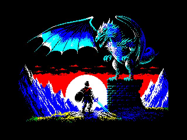TLtwg's tweet photo. Newly arrived #ZXSpectrum #Art 
Top left- Dragon Ninja by #BillHarbison 
Top right -Metroid Prime 4 by #vectrex28 
Bottom left- Moonlight Castle by #helpcomputter0 
Bottom right- Blue Dragon by #helpcomputer0 https://t.co/iEkMj70he7
