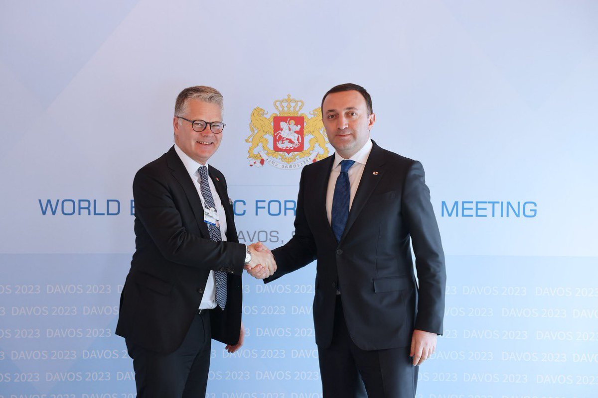 Irakli Garibashvili (@gharibashvilige) on Twitter photo Held great talks w/<a href="/niclasmarten/">Niclas Mårtensson</a> CEO of Stena Line. The middle corridor across 🇬🇪 connecting East w/West is becoming lucrative link for international logistics. Discussed perspectives of future co-op to facilitate shipment of goods by sea via 🇬🇪 ports. Held great talks w/<a href="/niclasmarten/">Niclas Mårtensson</a> CEO of Stena Line. The middle corridor across 🇬🇪 connecting East w/West is becoming lucrative link for international logistics. Discussed perspectives of future co-op to facilitate shipment of goods by sea via 🇬🇪 ports.