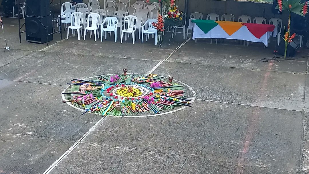 Acompañamos el acto de posesión del gobierno propio del Resguardo de origen colonial Cañamomo Lomaprieta, felicito a su Gobernador Kellerman Guerrero Trejos y demás Autoridades, cuenten conmigo para trabajar por el buen vivir de las comuneras y comuneros de la organización