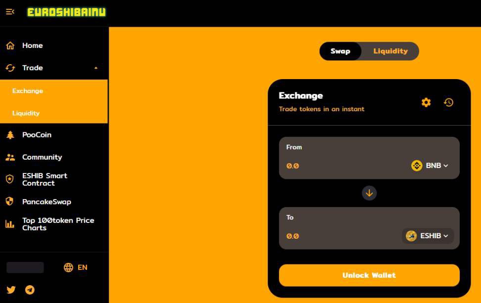 EShib_token's tweet photo. Thanks @Krijeev for all the help and for being the first user of #EShibSwap .

https://t.co/VLEh94Lxid

During the next 2 weeks we will offer rewards to all those who help us find possible security bugs.

#EuroShiba #ShibaInu #BabyDogeArmy #BSC
#BNBChain https://t.co/veuJl0Al9d