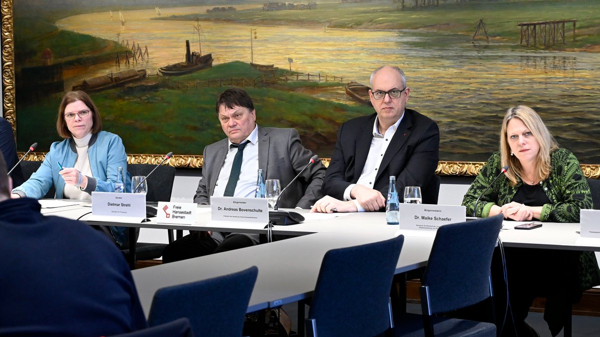 Senat stellt drei Milliarden Euro zur Bekämpfung der Klima- u. Energiekrise sowie die Zukunftsfähigkeit der bremischen Wirtschaft bereit | Nachtragshaushalt für 2023 vorgelegt.
➡️senatspressestelle.bremen.de/pressemitteilu…