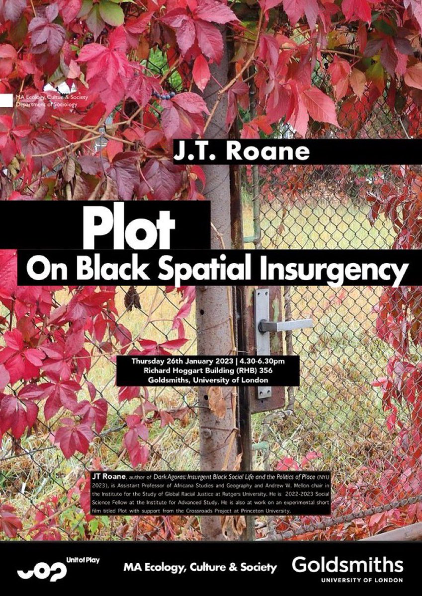 JTRoane's tweet image. Goldsmiths