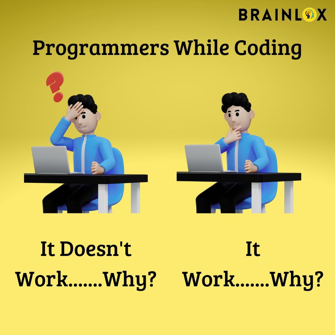 brainlox's tweet image. Programmers While Coding🤷‍♀️🤷‍♀️🤷‍♀️
.
.
.
#Codingmemes #Codingmemes❤ #Codingmemes😁 #Codingmemes😂 #Codinglife #Codingpics #Codingdays #Codingisfun #Codingmemes #Codingschool #Codingforkids #Coding #Programming #Programming #Programmingmemes #Programmingmemes😂 #Codinginformation