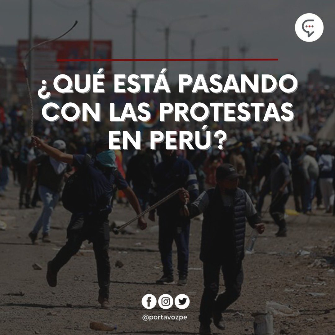 portavoz_pe's tweet photo. ⚠️ Actualización al 17 de enero. 
Resumen, cronología y situación actual de las protestas en el Perú. 

#portavozpe #peru #noticias #protestaperu #estadodeemergencia https://t.co/KNUOBitV1F