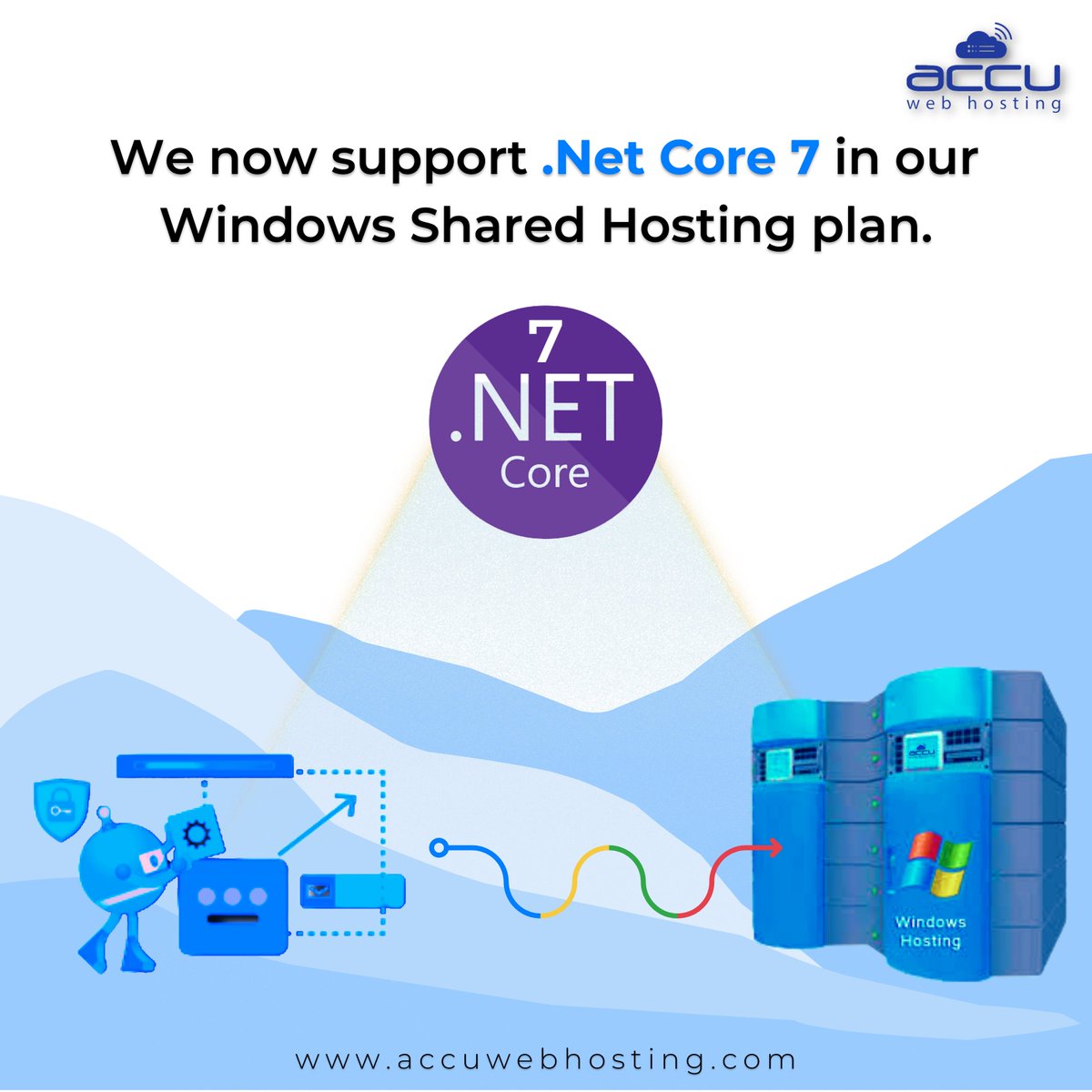 accuwebhosting's tweet image. Introducing our new Asp.Net Core 7 #WindowsSharedHosting plan!
Enjoy the latest features and improved performance for your websites... bit.ly/3kpscPB.
#AspNetCore7 #WindowsHosting #WebDevelopment