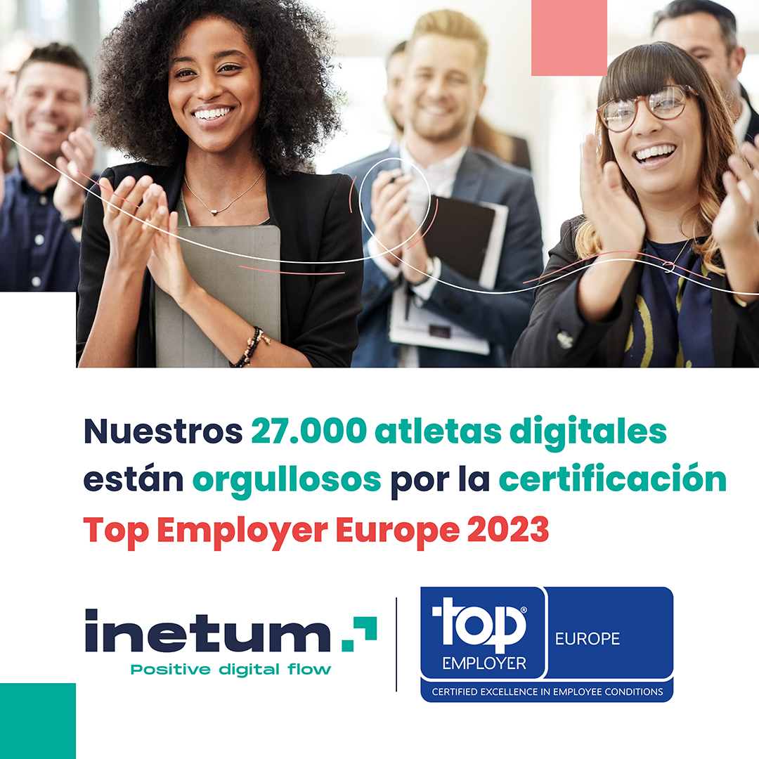 inetum_es's tweet photo. ¡Somos @TopEmployers_Sp y #TopEmployersEurope! Reconoce a #Inetum por crear las condiciones óptimas para el desarrollo de sus empleados a nivel profesional y personal.
 
¿Quieres unirte a nosotros? Presenta tu candidatura aquí ➡️ https://t.co/XiT8NIWYJ5

@topemployer
#WeAreInetum https://t.co/oVE79n2rsI
