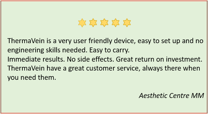 thermavein's tweet photo. We couldn't ask for a better review, and the customer service team particularly liked this one!
If you'd like to see why our customers love us, book a demo in January and get £500 off the price of a device.
Contact info@thermavein.com
#thermavein #veins #redveins #aesthetics https://t.co/DEQRoMzvBp