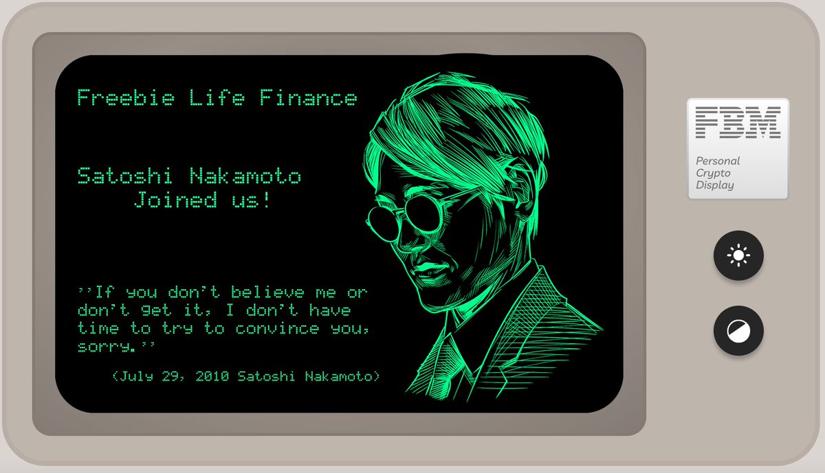 📣 Satoshi Nakamoto joined Freebie Life Finance $FRB!

🤌🏻 We’ve integrated #ChatGPT into our website and now you can chat with him directly!

👀 How to chat with Satoshi Nakamoto: 
medium.com/@socialmedia_1…

(Picture of Satoshi Nakamoto by David Malan)
#Ai #GPT3 #satoshinakamoto
