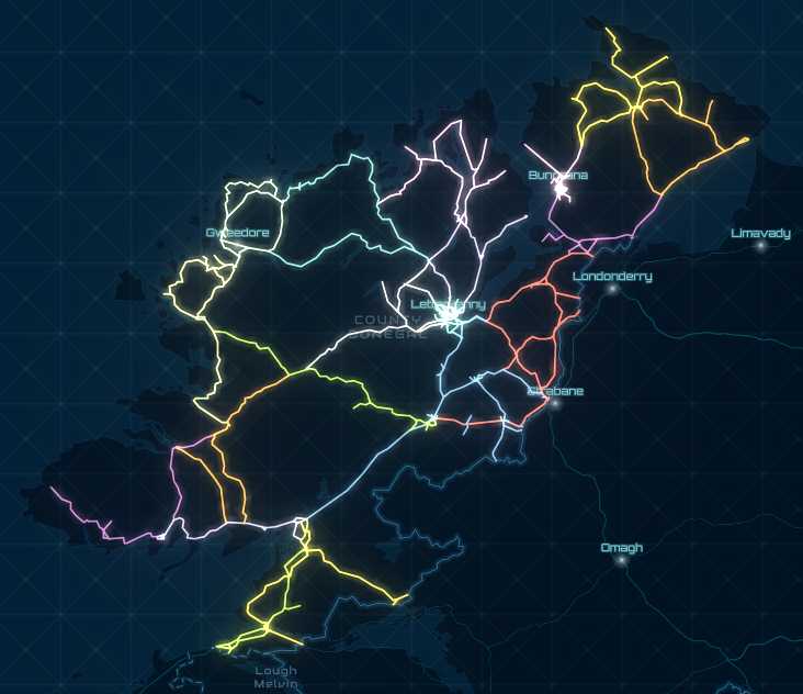 DonegalMaps on Twitter "These are the routes covered under the 