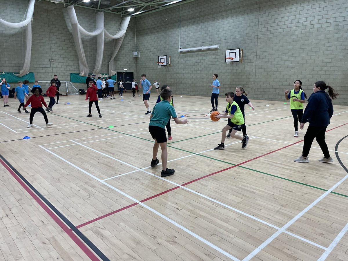 We are <a href="/charlton_school/">Charlton School</a> <a href="/charltonpe/">Charlton School PE</a> and <a href="/WrekinCol/">Wrekin College: Wrekin Old Hall Trust.</a> today for our annual Y5/6 <a href="/YourSchoolGames/">School Games</a> <a href="/bballengland/">Basketball England 🥇🥈</a> competition. 16 schools competing across the two venues. Charlton and <a href="/HabAbrahamDarby/">Haberdashers' Abraham Darby</a> providing their sports leaders to officiate.