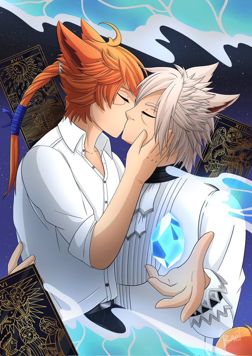 azael_draw's tweet photo. OC Asriel et Calypso sur Final Fantasy XIV ❤️

#oc #finalfantasyxiv #finalfantasy #FF14 #FINALFANTASY14 #ffxiv #miqote https://t.co/CmlsIgCJuc