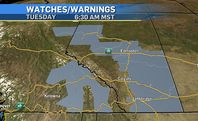 Fog wont be an issue for Calgary this morning, however an advisory is still in place for a large portion of the province with Red Deer and Lethbridge leading the way.