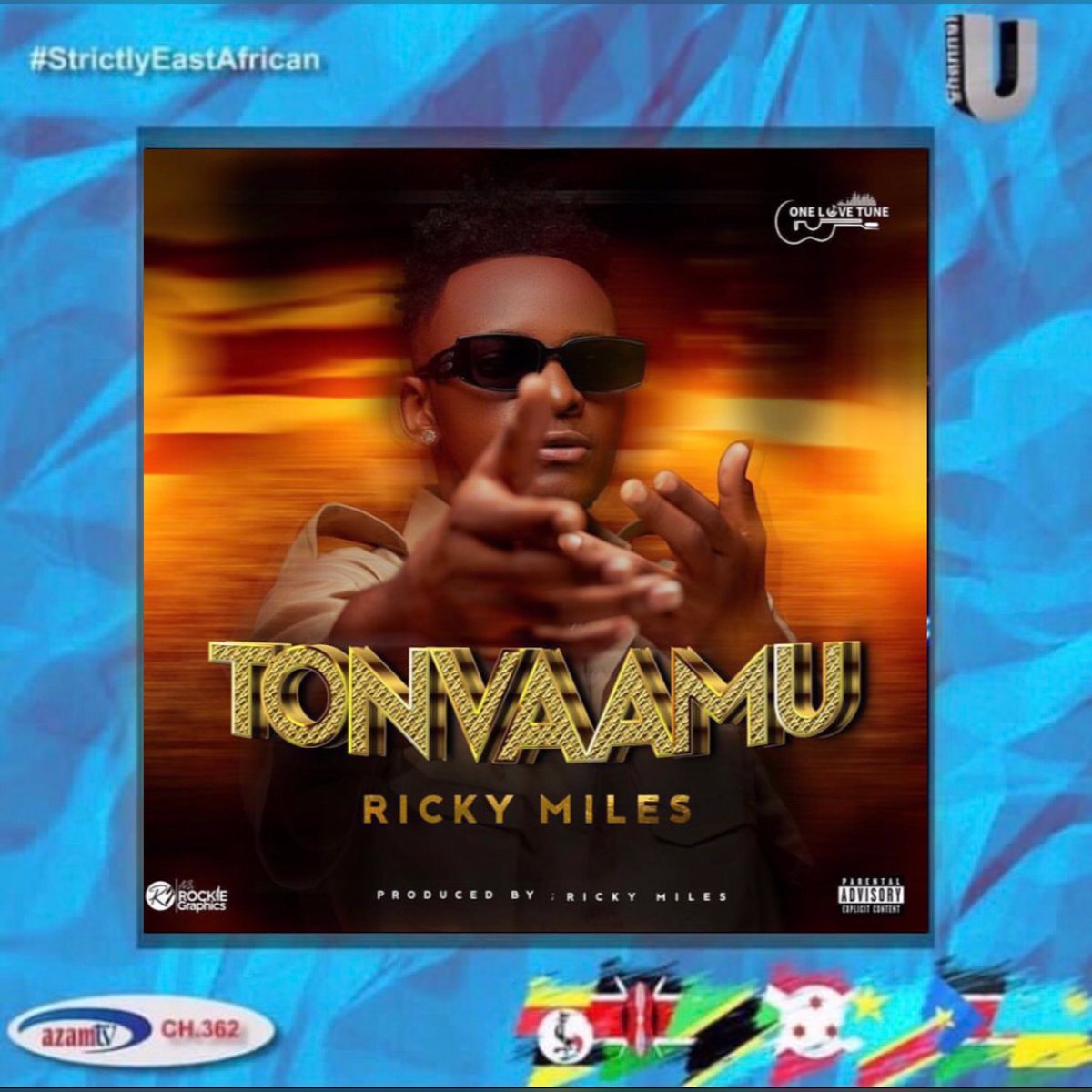 <a href="/RickyMilesUg/">Ricky Miles Music Ug</a> is here again with a new banger titled “TONVAAMU” out on all streaming platforms 🔥📌

Catch the visuals premiering now in the E.A Kings show, we’re on Ch.362 on Azam TV!!

@azamtvug <a href="/azamtvtz/">Azam TV</a> <a href="/Azamtv_MW/">AzamTV_Malawi 🇲🇼</a> <a href="/azamtvRw/">Azam TV Rwanda</a> 

#ChannelUMusic #StrictlyEastAfrican