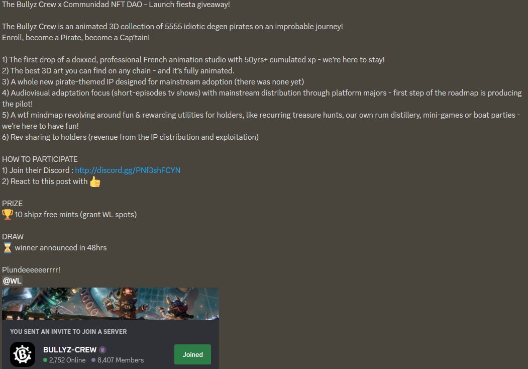 MenaceDAO's tweet photo. Asegurando 10 spots para la dao en los cuales todos los que participaron se los llevaron, 1-1.5 sol (300$ en total) para un free mint no esta nada mal. 
Purga dentro de poco, activad 🔔 https://t.co/2kwOYrVtAO