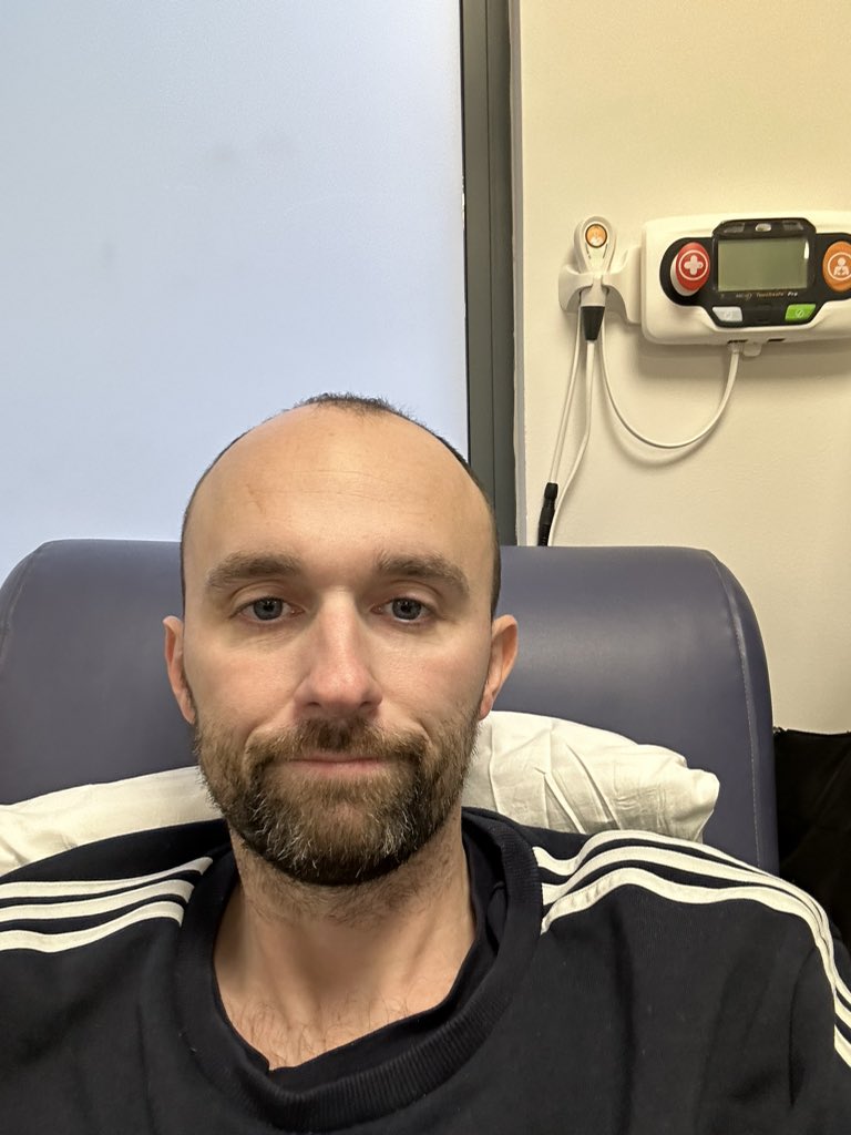 TRIGGER WARNING ❗️ 

Been quiet because the Ascites fluid really messed me up BUT today I start my immunotherapy!!

Last few weeks have been heartbreaking both mentally and physically and thanks to everyone who has supported me so far.

#footballcomeback #Immunotherapy