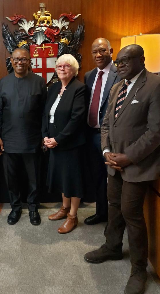 I briefly dropped by at the London Stock Exchange yesterday afternoon; I had exchange of views with senior officials towards a strategic financial alliance with the Exchange. We continue to think of Nigeria's short, medium and long term national interest goals. -PO