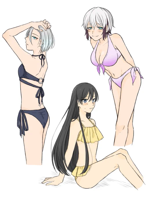 女の子の身体のライン、きれいに描けるようになりたいンゴねぇ 