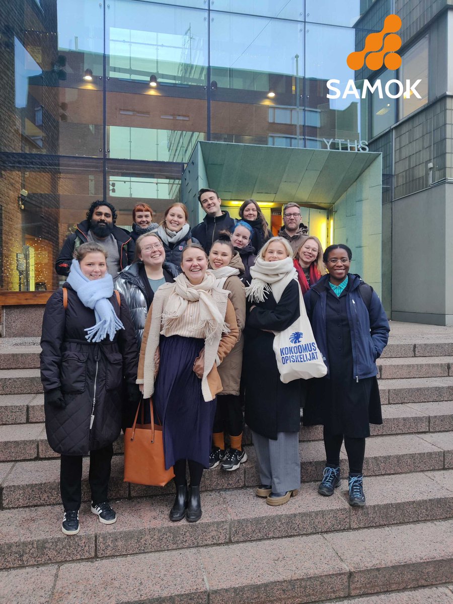 SAMOK_FIN's tweet photo. @SAMOK_FIN  &amp; @SYL_FIN  tutustuivat tänään YTHS:n palveluihin ja toimintaan. Kiitos @KPoskiparta  kattavasta infosta ja vastauksista kysymyksiimme! https://t.co/TuzKeDw2qS