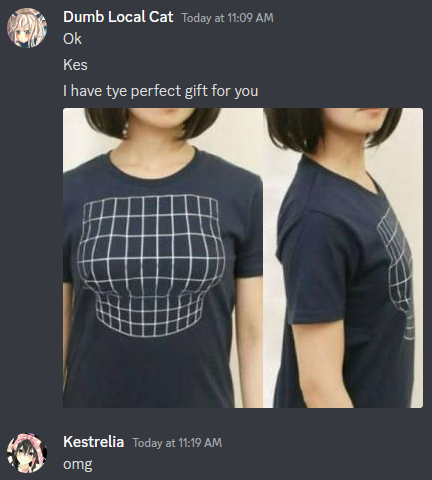 Kestrelia_'s tweet photo. Aaaand of course this is the first thing I see when I open Discord 😩 #KesMeme https://t.co/aBqCwB0A7f