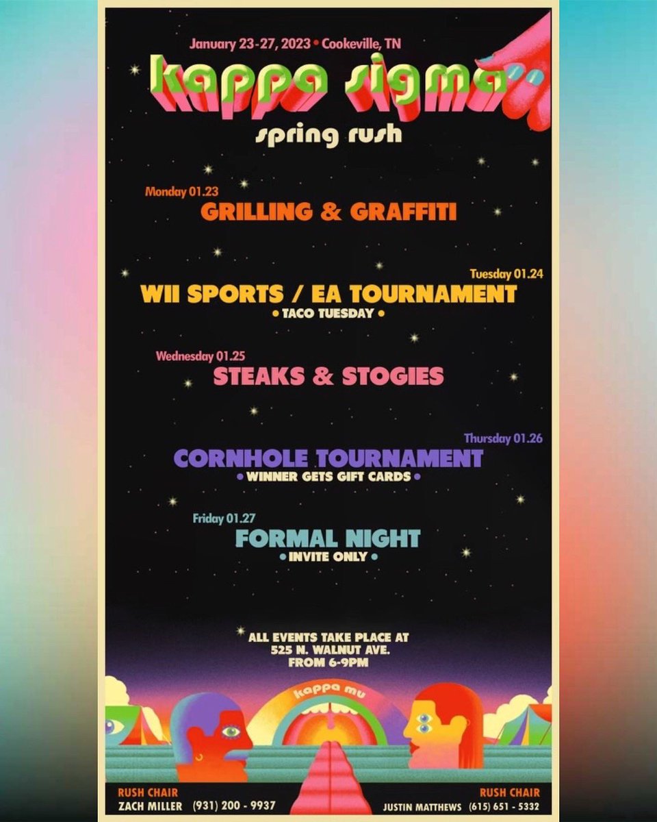 Your 2023 Rush Lineup!