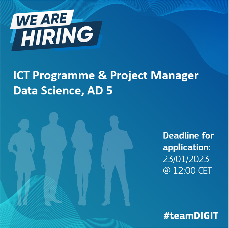 📢 #WeAreHiring 

👩‍💻 Are you an expert in #MachineLearning &amp;  #LinkedData?
 
🗣️ And your superpower is explaining the interactions between computers and human language to the non-IT humans?

🔎 Check out this vacancy and join #teamDIGIT! 👉 europa.eu/!bcQk66