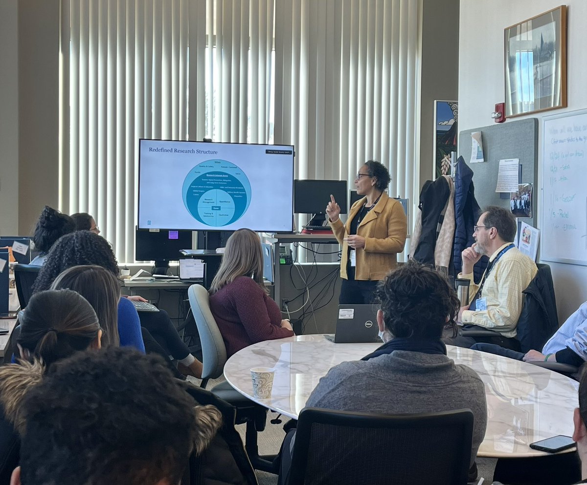 “My thing is YOU” - Dr. Cooper kicking off 2023 <a href="/CSPH_BWH/">CSPH</a> by centering patients in our work and investing in trainees 😍 #bebrighamtrained <a href="/zaracMD/">Zara Cooper</a>