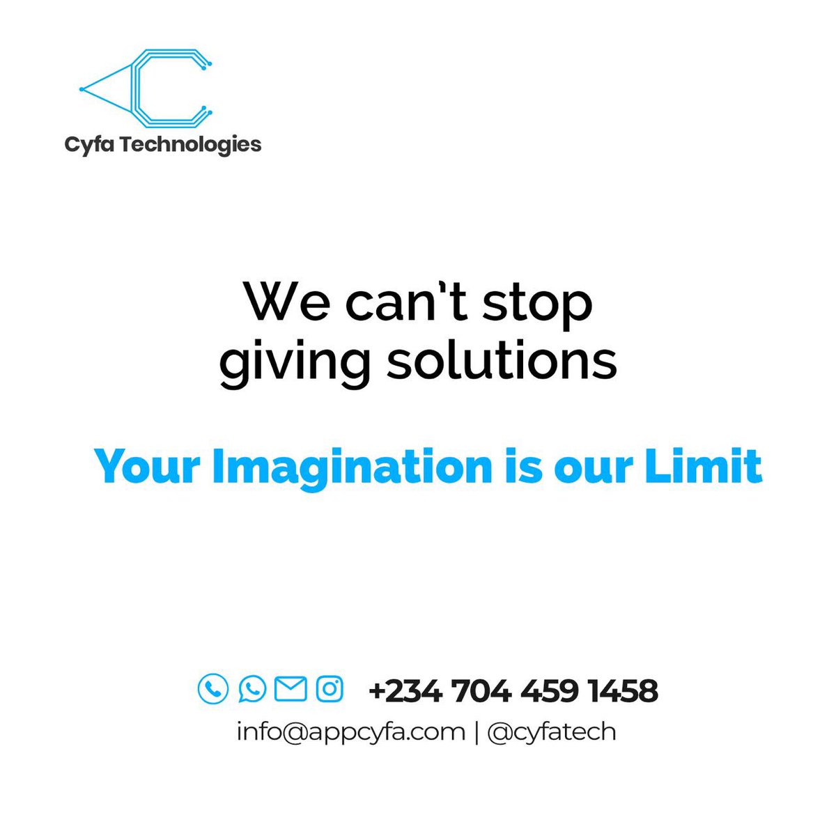 Cyfatechnology's tweet photo. Let take your business/services global 👏. 

Your brand needs to be heard/ seen let’s give it the visibility and awareness it deserves.

 Let’s launch your brand / ideas out of box 📦 @cyfa_tecnologies has what it takes.

#webdeveloper #DigitalMarketing #graphiccontent https://t.co/idlgj7Fg9p