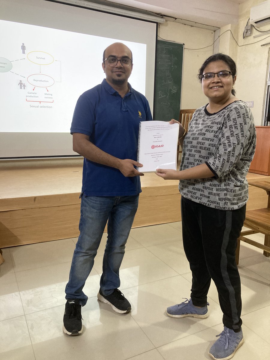 After a long journey that started in #BHU, <a href="/PurbashaDG/">Purbasha Dasgupta</a> finally submitted her Ph.D. thesis. So happy for her. A historic moment for <a href="/IISER_BERHAMPUR/">IISER Berhampur</a> as the first ever PhD thesis gets submitted.