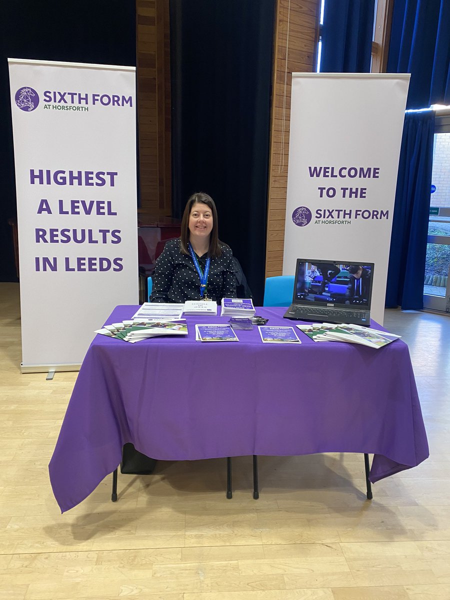 HorsforthSchool's tweet photo. Excited to meet all the students @CHCHSLeeds for their Careers Fair this afternoon #sixthformathorsforth #careersfair https://t.co/nm27zacKio