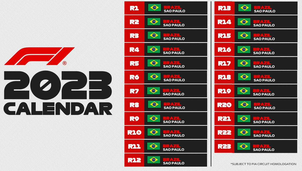 blog_formula1's tweet photo. Minha sugestão pro calendário da F1 https://t.co/1UVQC38Ho9