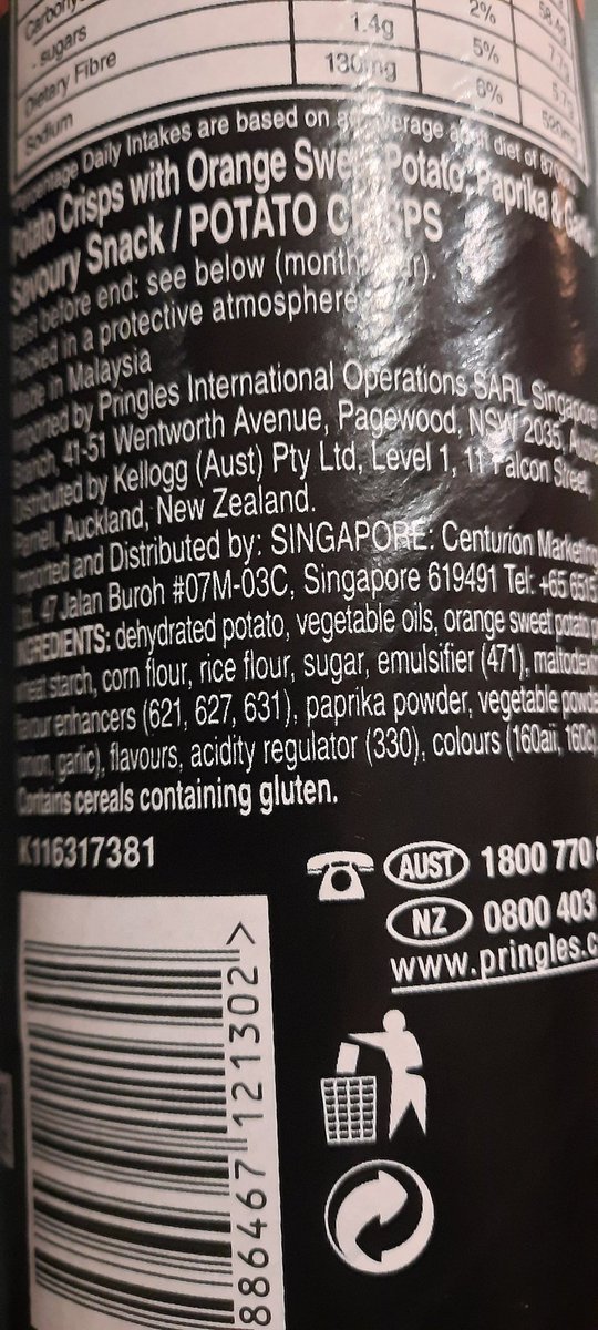 Justiceiscomin7's tweet photo. #pringles
Should I be alarmed? I just read up on 631.
#wtf
Maybe @FoodNetwork  can answer my Q

@Pringles https://t.co/r95S5guTUx