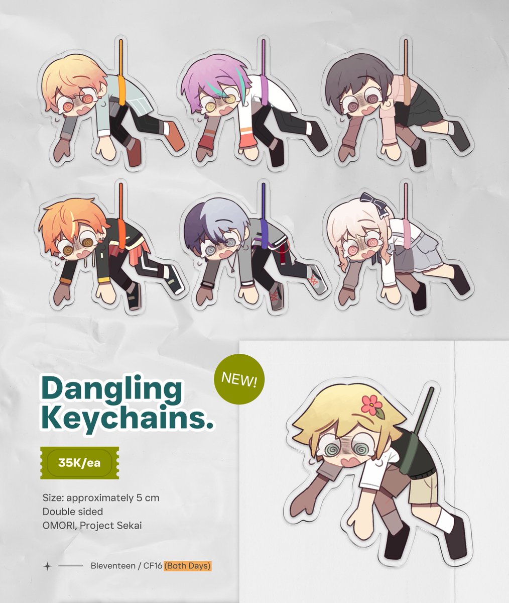 bbleventeen's tweet photo. [Shares are appreciated]

⭐ Thea's #CF16 Catalogue (11-12 March)
PRSK, OMORI, Genshin, Danganronpa, BSD, BTS

Available for pick-up and mail order
PO period: ends on 30 Jan (7 pm WIB)
✦ ORDER HERE: https://t.co/qcZIItD3ui

— See you there!
#comifuro16 #comifuro https://t.co/ZiJusUbiJx