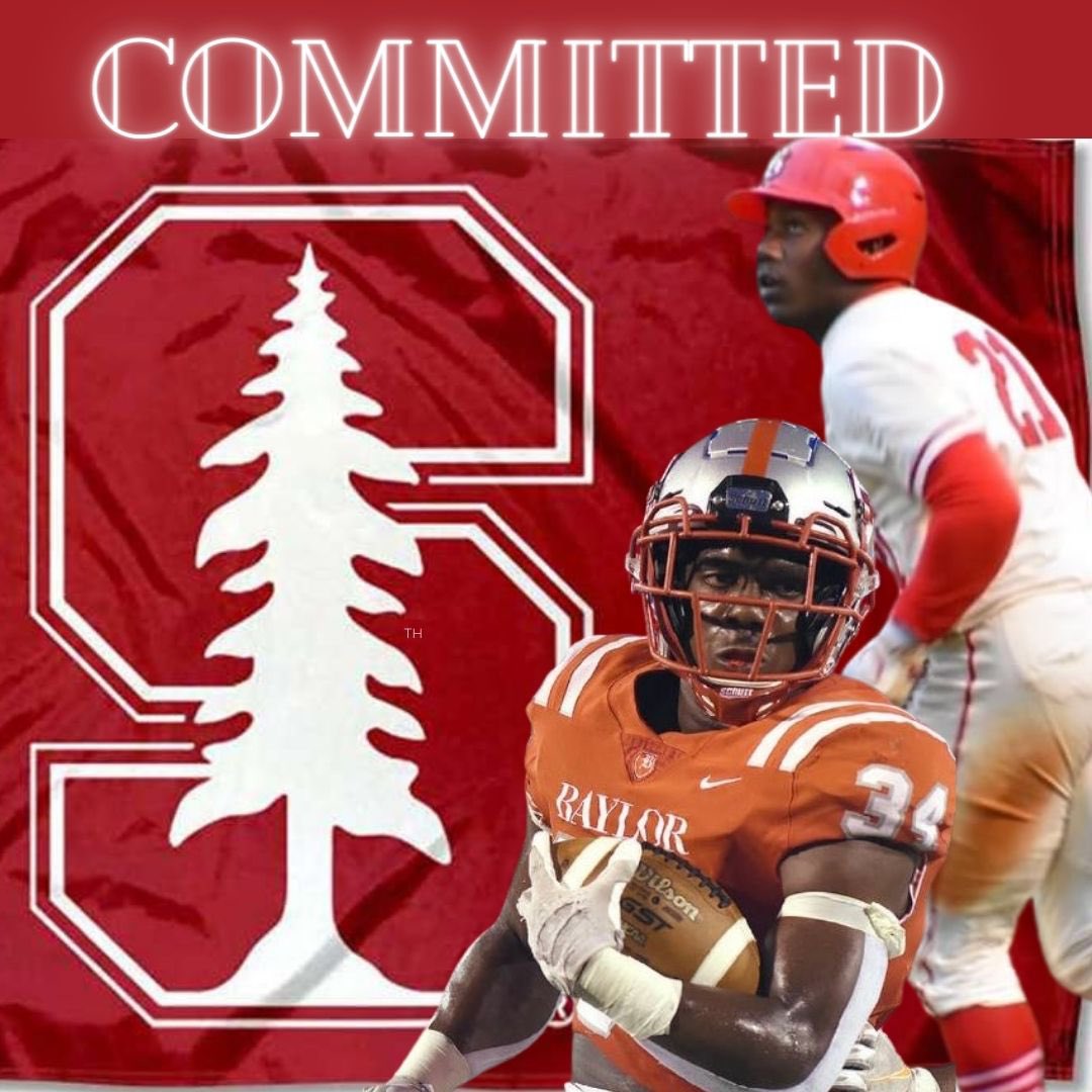 Recruitment 100% CLOSED‼️Official Visit scheduled 1/20-1/22. Signing to <a href="/StanfordFball/">Stanford Football</a> &amp; <a href="/StanfordBSB/">Stanford Baseball</a> on 2/1/23.Thank you to all programs and coaches that took time to evaluate me.
