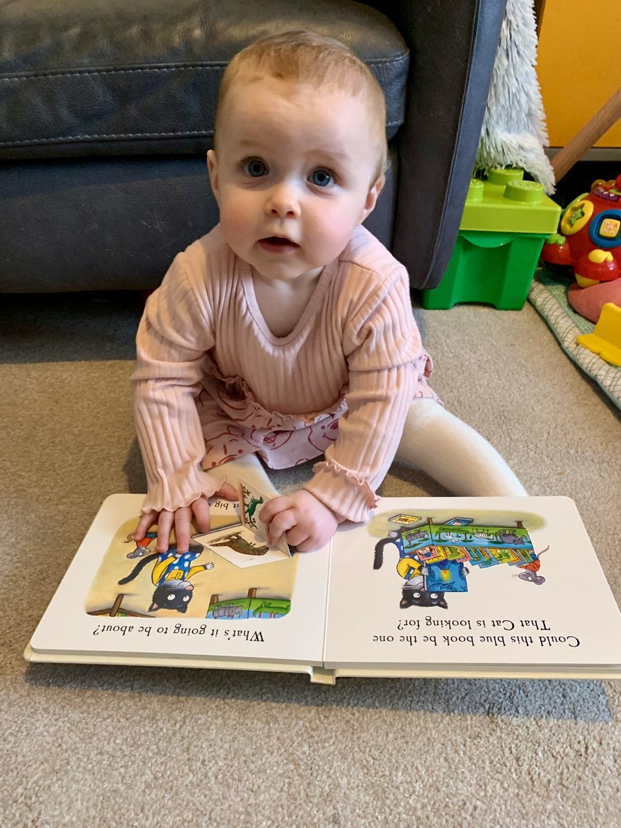 emmalouisepr's tweet photo. Mabel loves a good book. Starting young on the Julia Donaldson ones 💛
#CatsCookbook #juliadonaldson #lovesbooks https://t.co/1qk1R7k55x